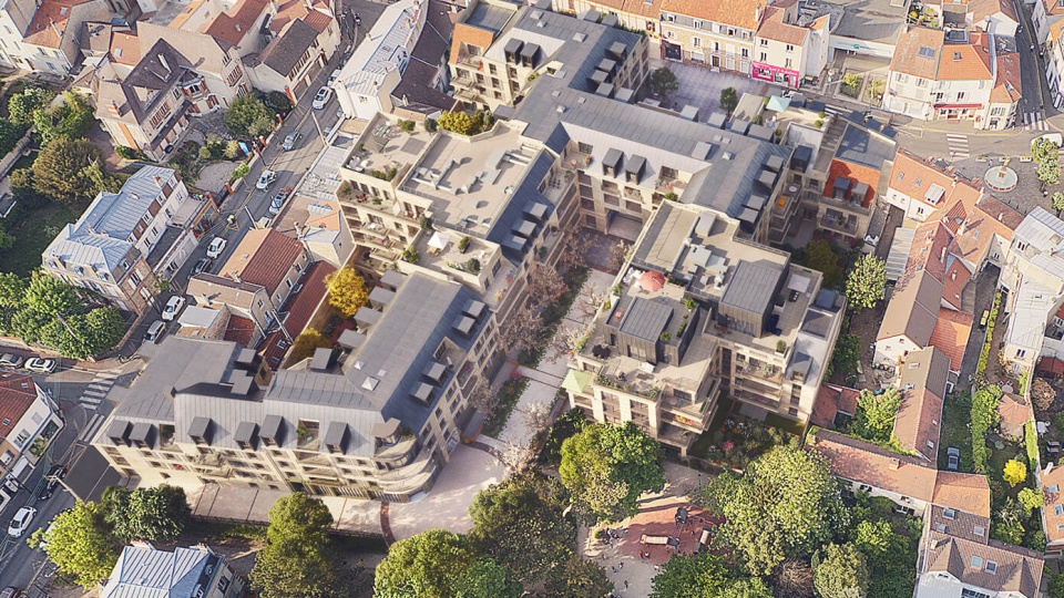 Perspectives 3D aérienne Verrechia