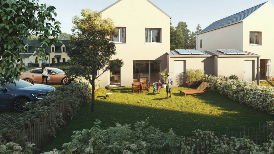 Image 360° pour un programme de logements neufs