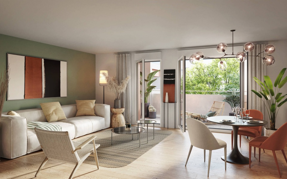 Perspectives 3D programme immobilier 